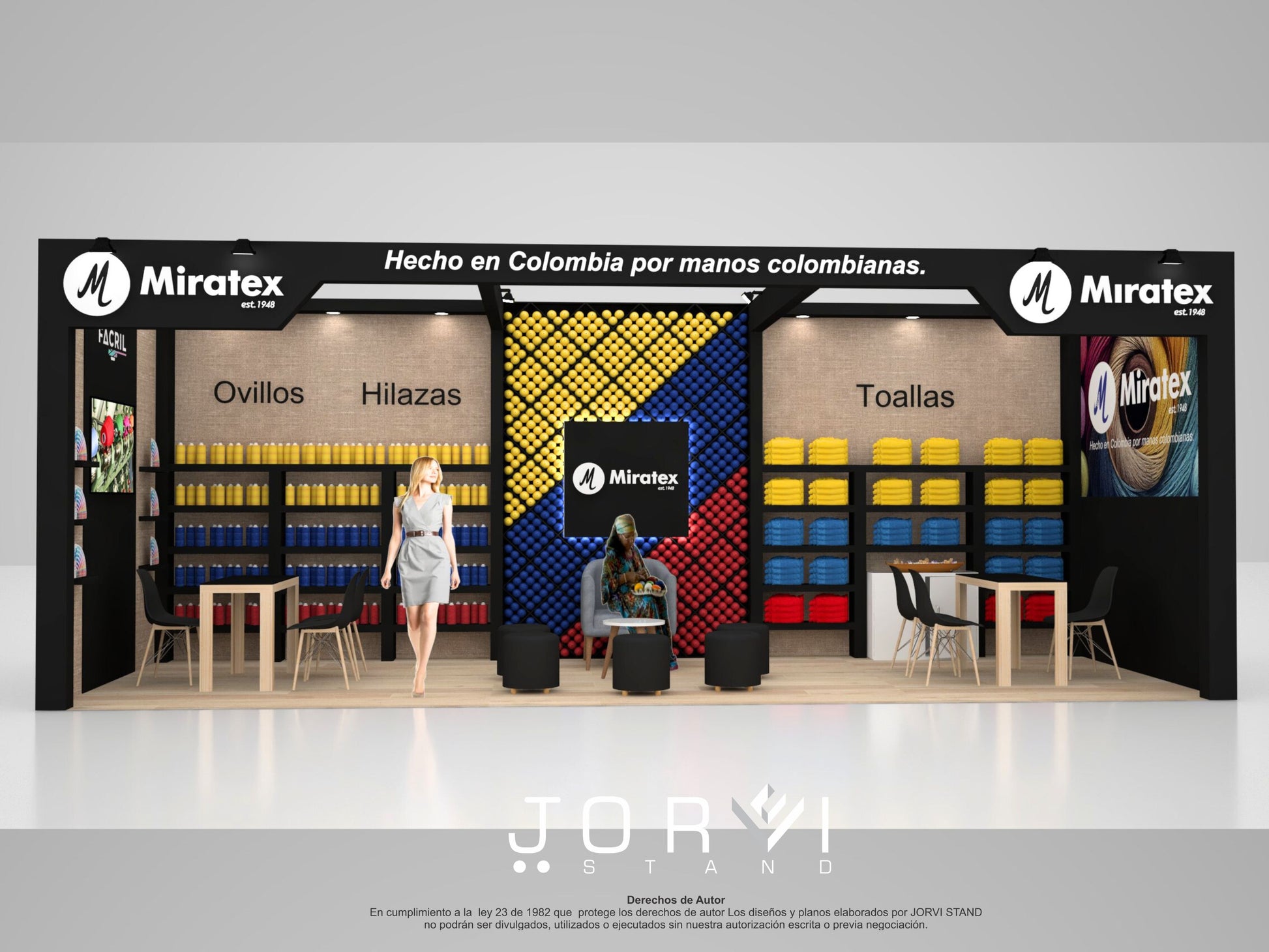 Diseño Stand Miratex - Colombiatex