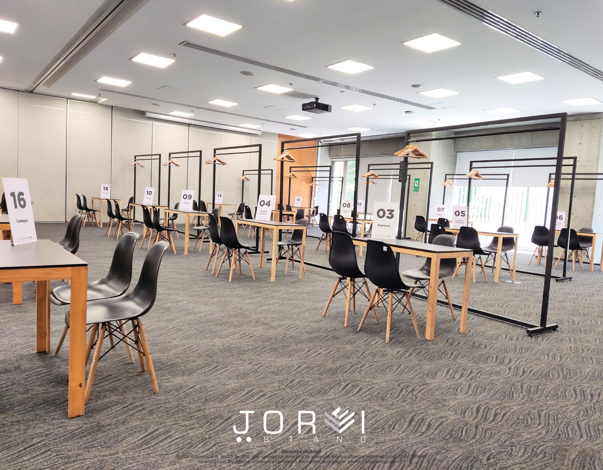 Showroom Paquete Completo INEXMODA - Colombiatex jorvi stand 1