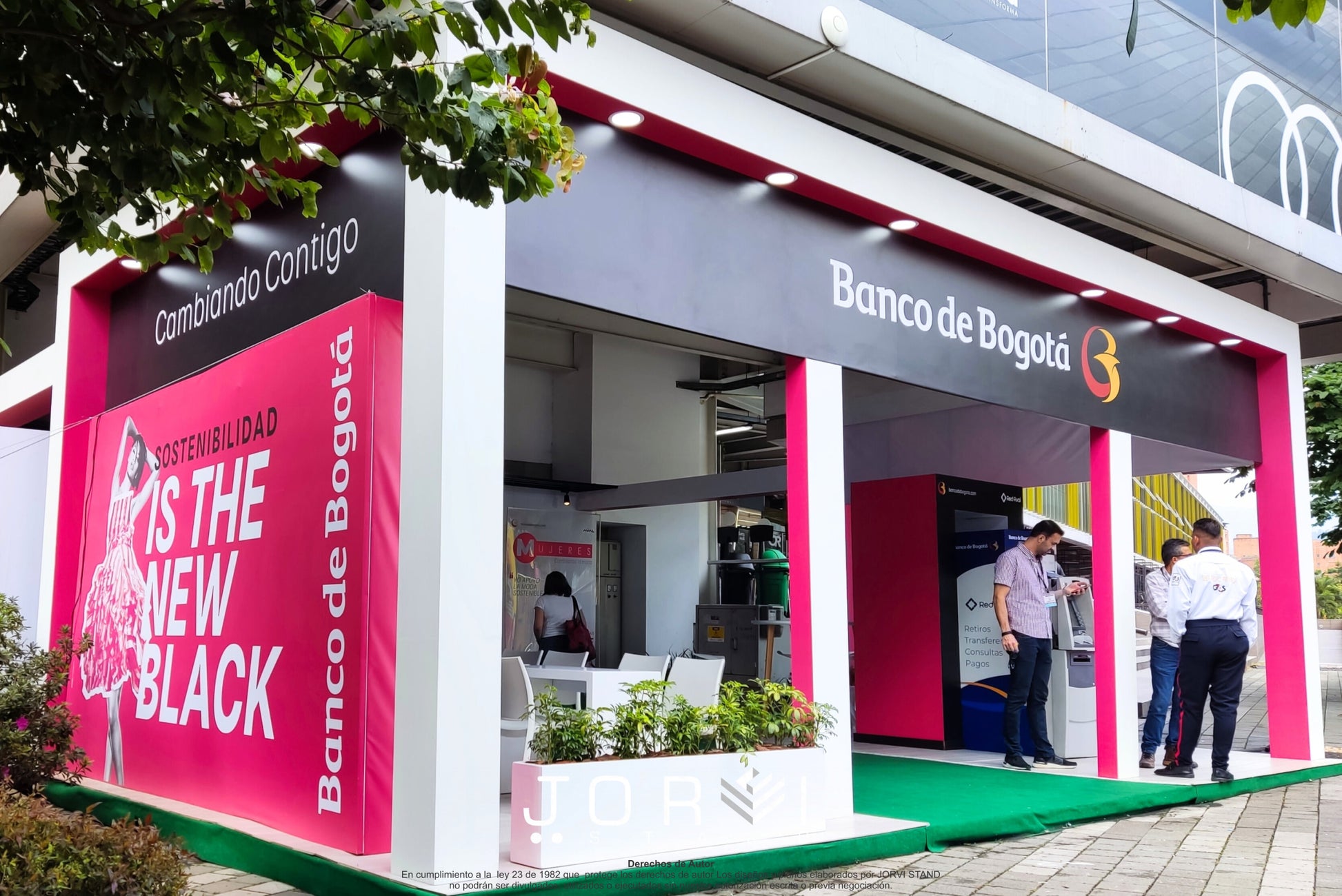 Stand Banco de Bogotá - Colombiamoda jorvi stand 1