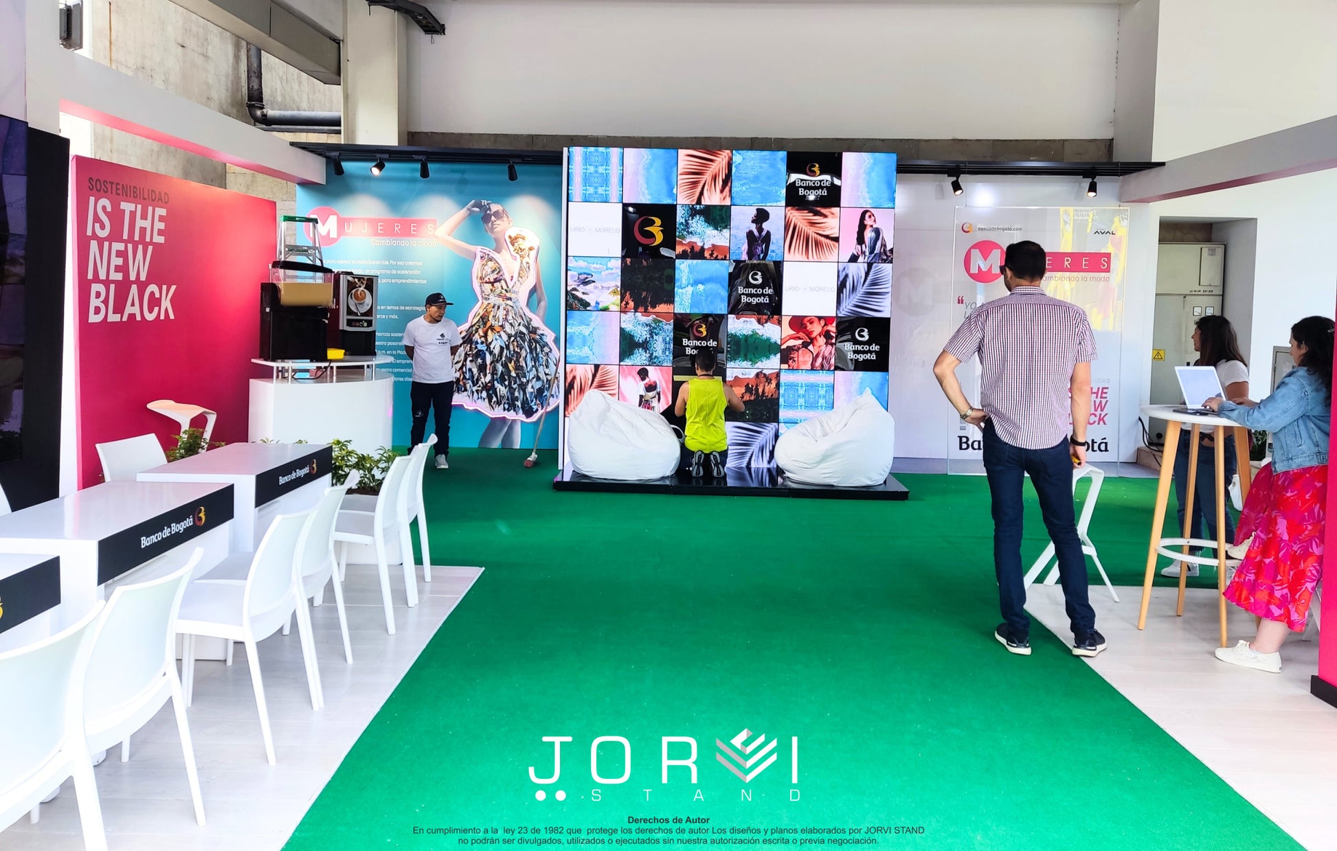 Stand Banco de Bogotá - Colombiamoda jorvi stand 5