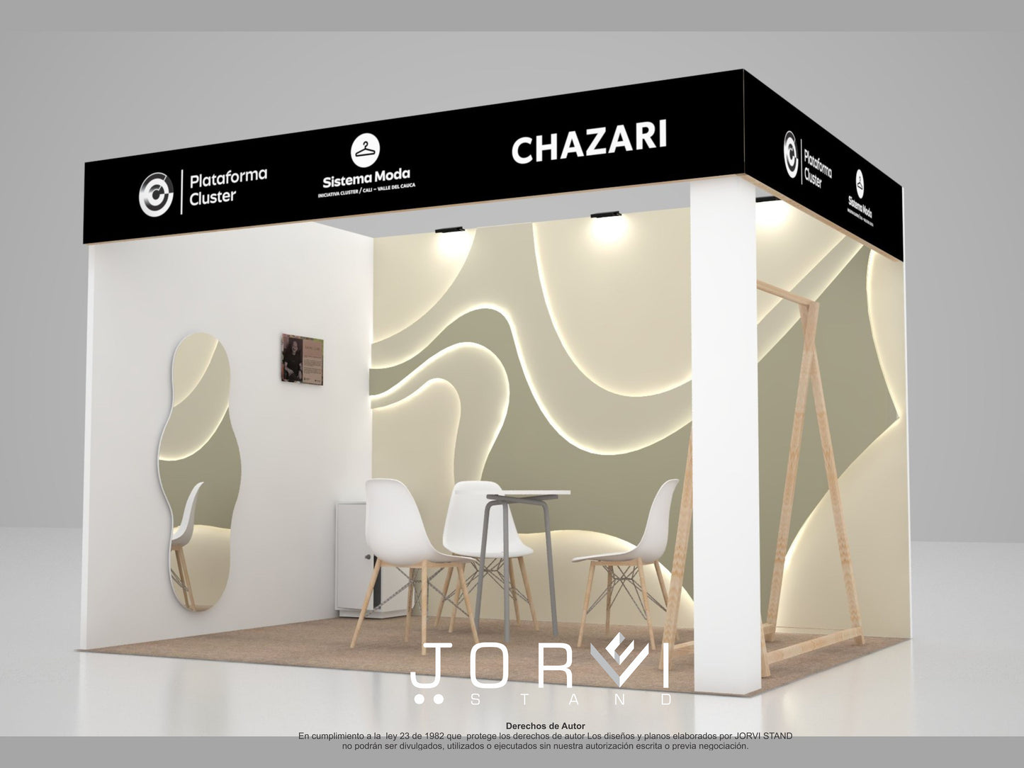 Stand Cámara de Comercio Cali - Colombiamoda 3D