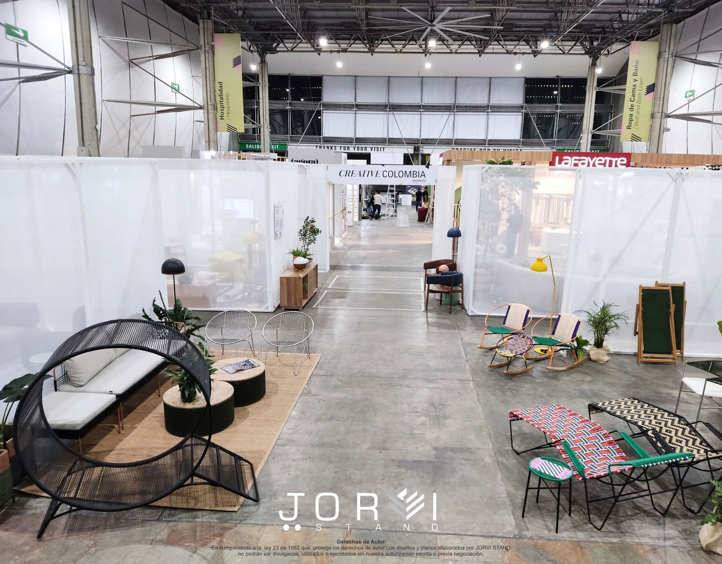 Stand Creative Colombia INEXMODA - Heimtextil jorvi stand 1