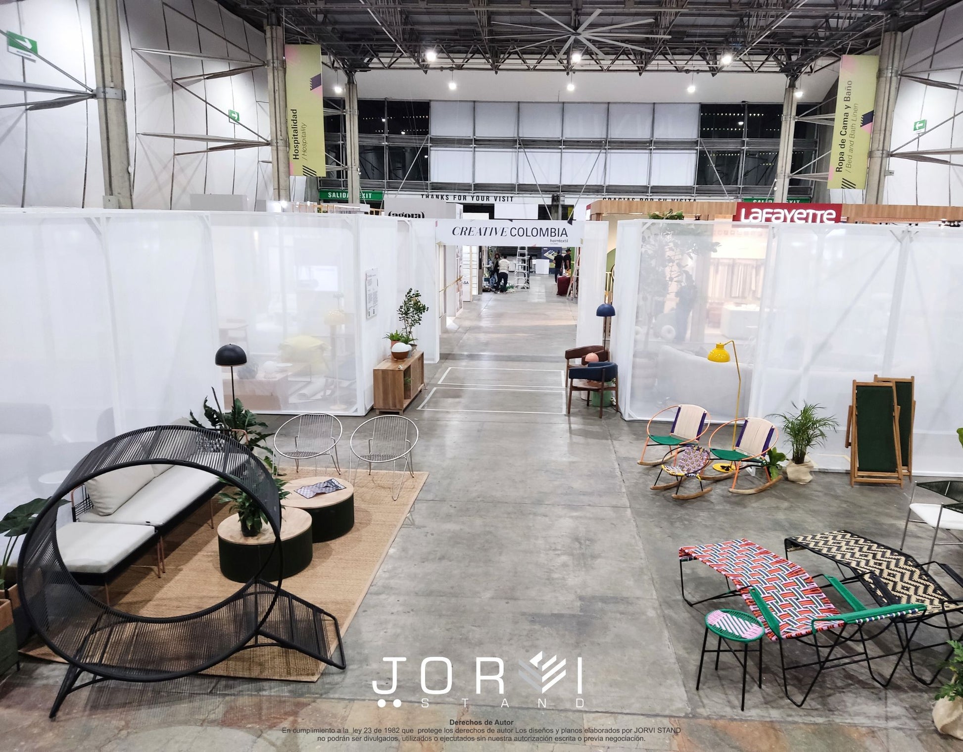 Stand Creative Colombia INEXMODA - Heimtextil jorvi stand 1