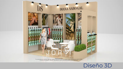 Stand Diana Sabogal - Colombiamoda-jorvi stand diseno 3d 1