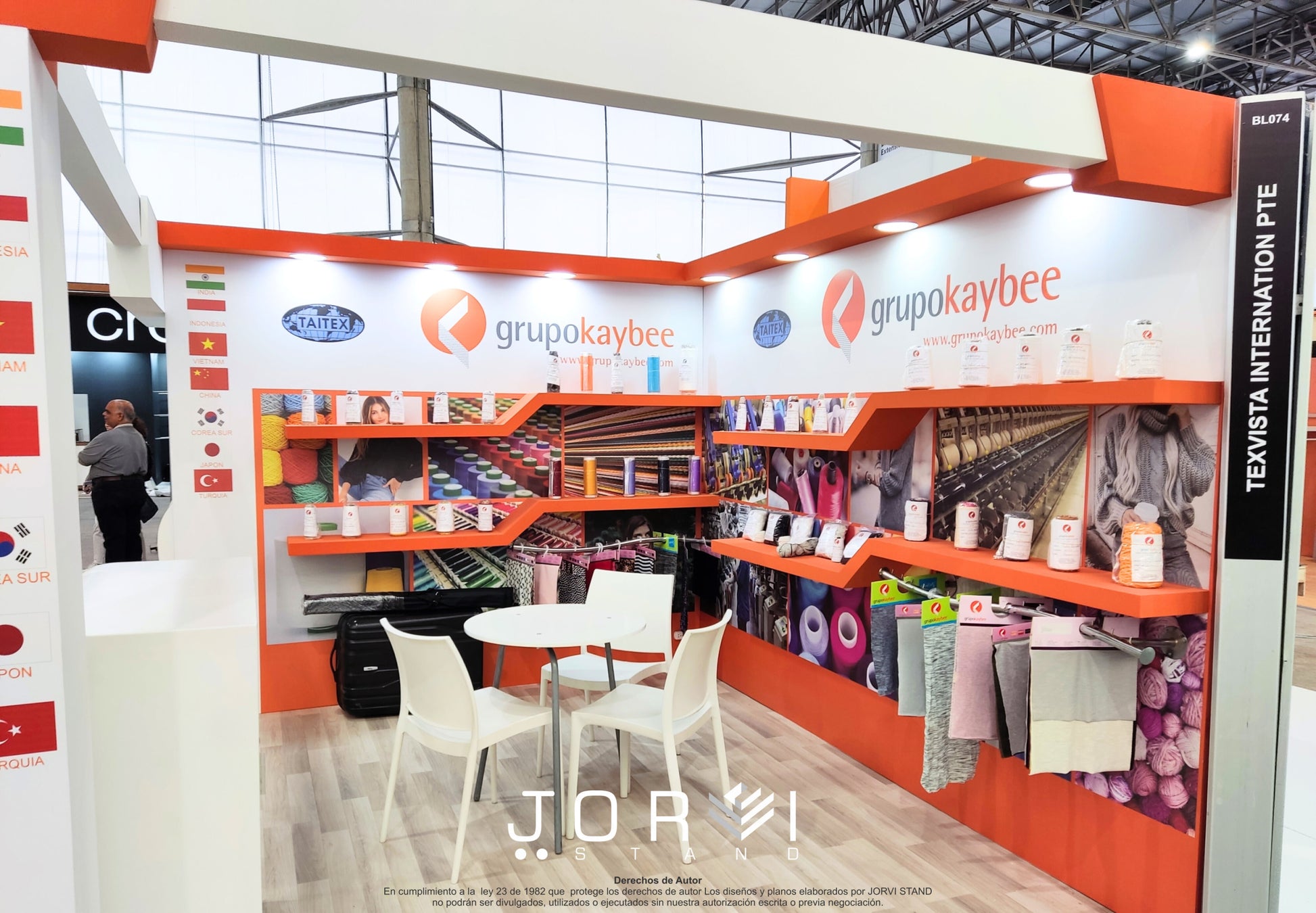 Stand Grupo Kaybee - Colombiatex jorvi stand 2