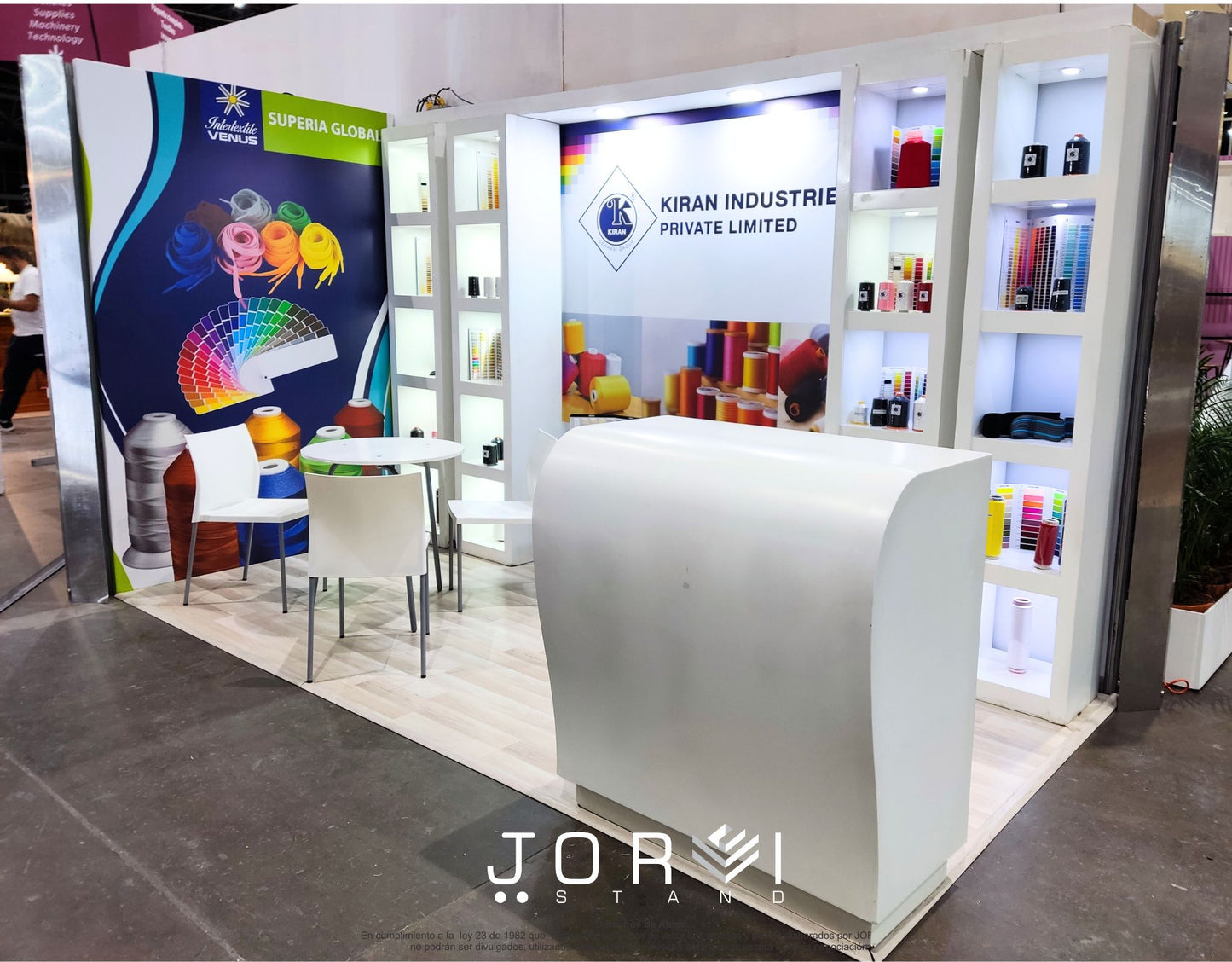 Stand Kiran Industries - Colombiamoda jorvi stand 1
