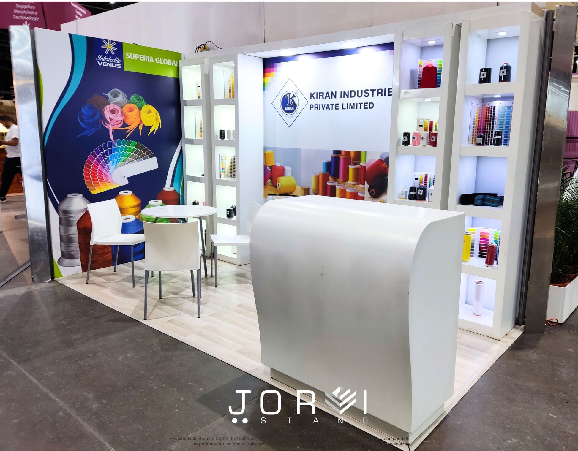 Stand Kiran Industries - Colombiamoda jorvi stand 1
