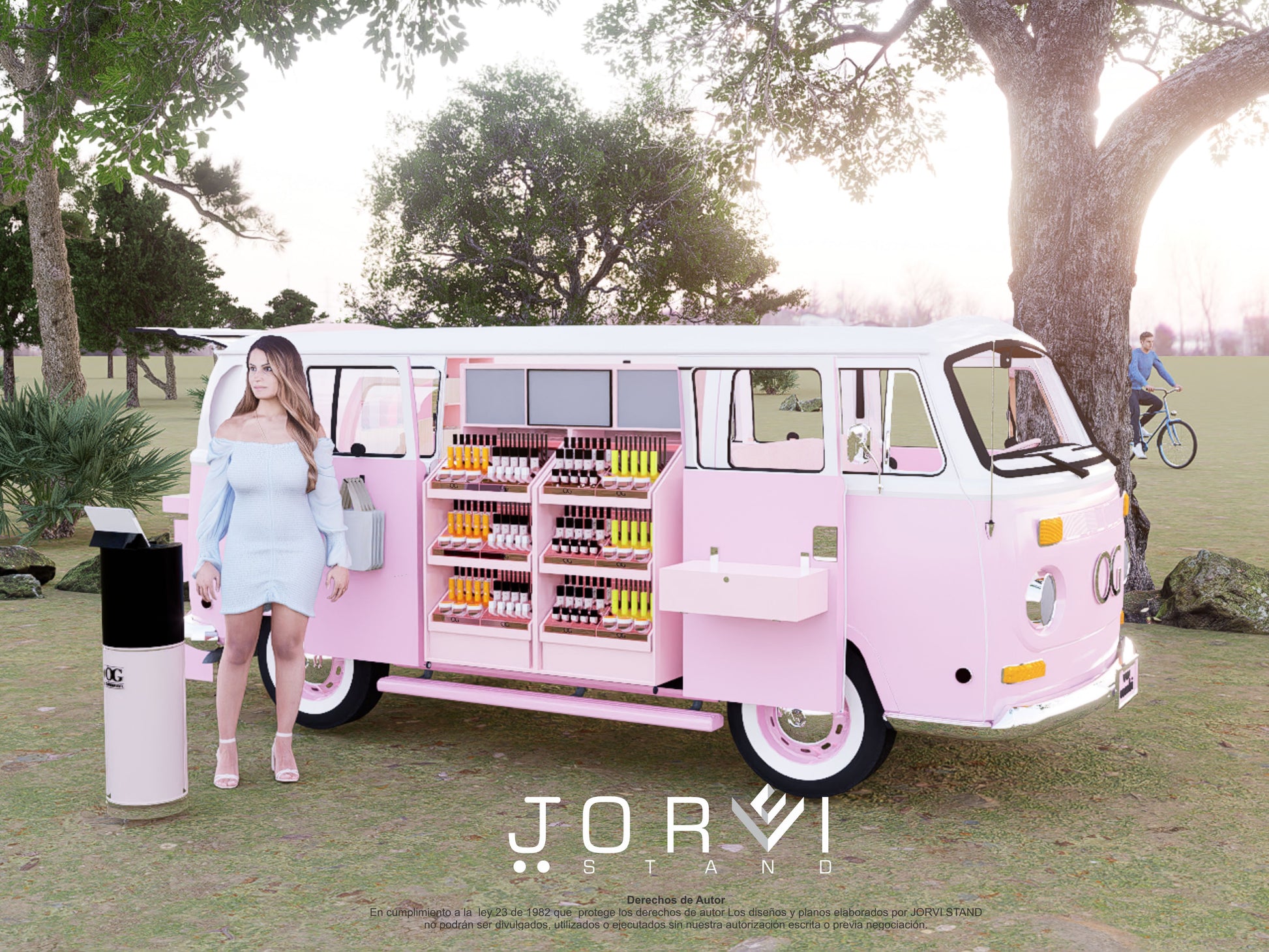 Stand Móvil - OG 3D