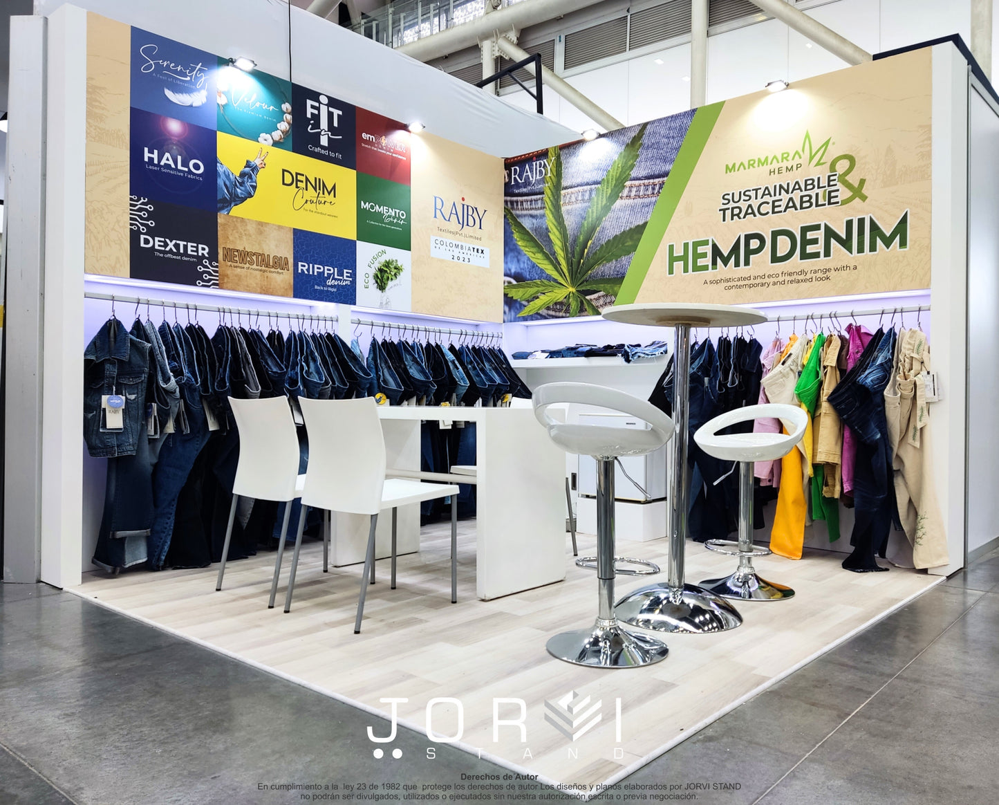 Stand Rajby - Colombiatex jorvi stand 1
