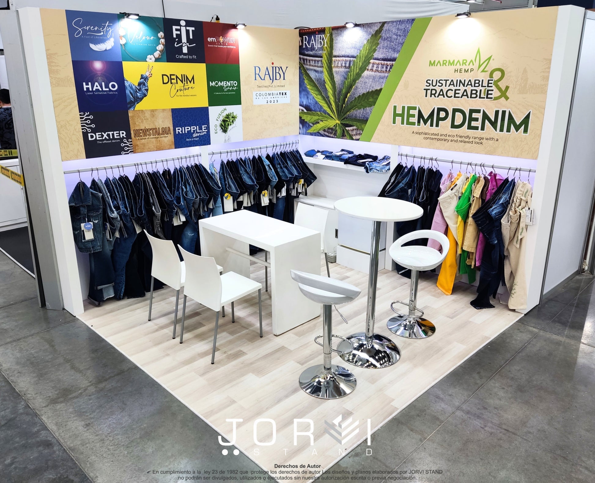 Stand Rajby - Colombiatex jorvi stand 2