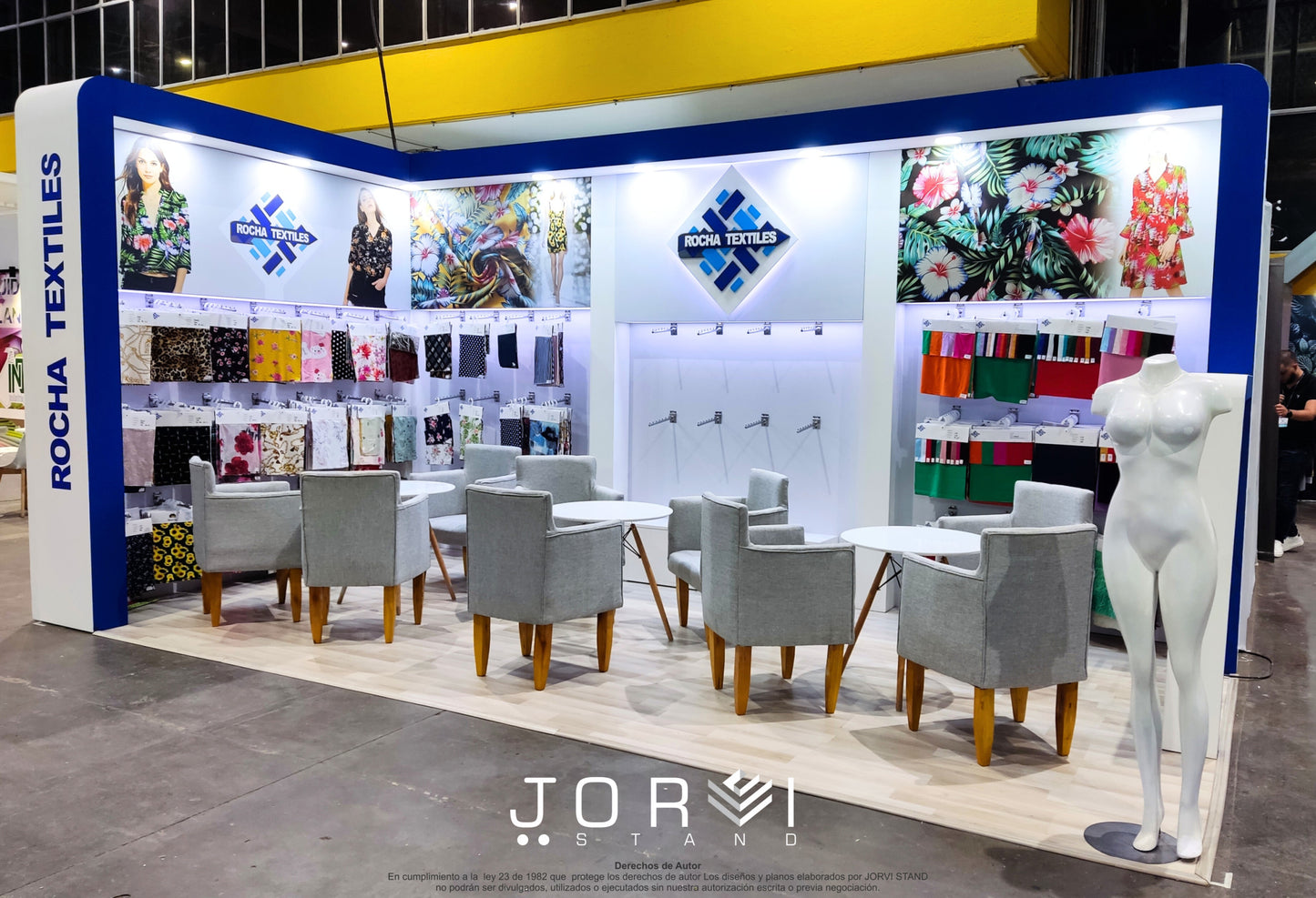 Stand Rocha Textil - Colombiamoda jorvi stand 1