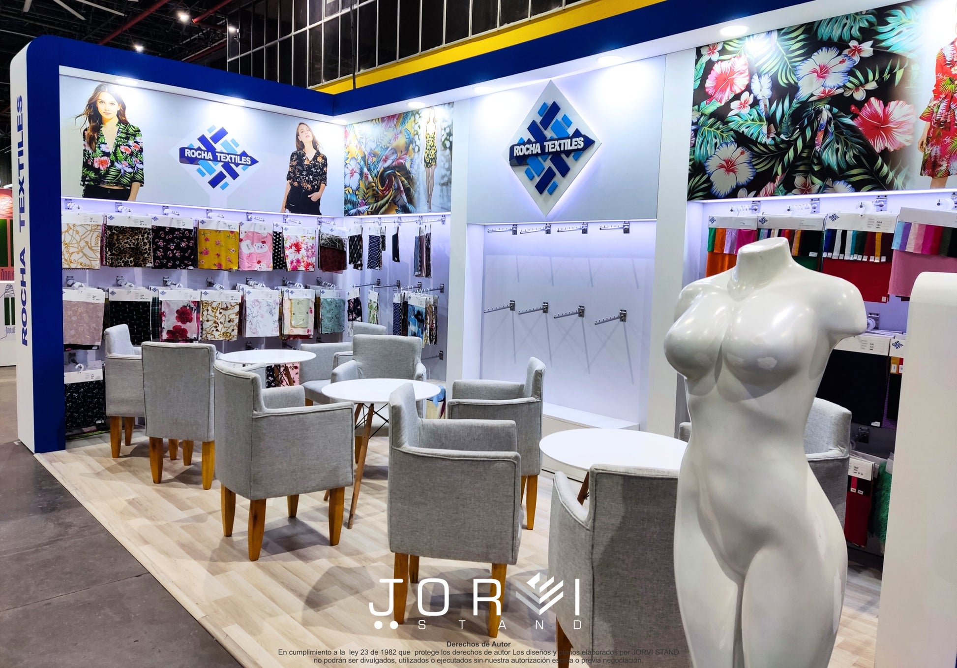 Stand Rocha Textil - Colombiamoda jorvi stand 3