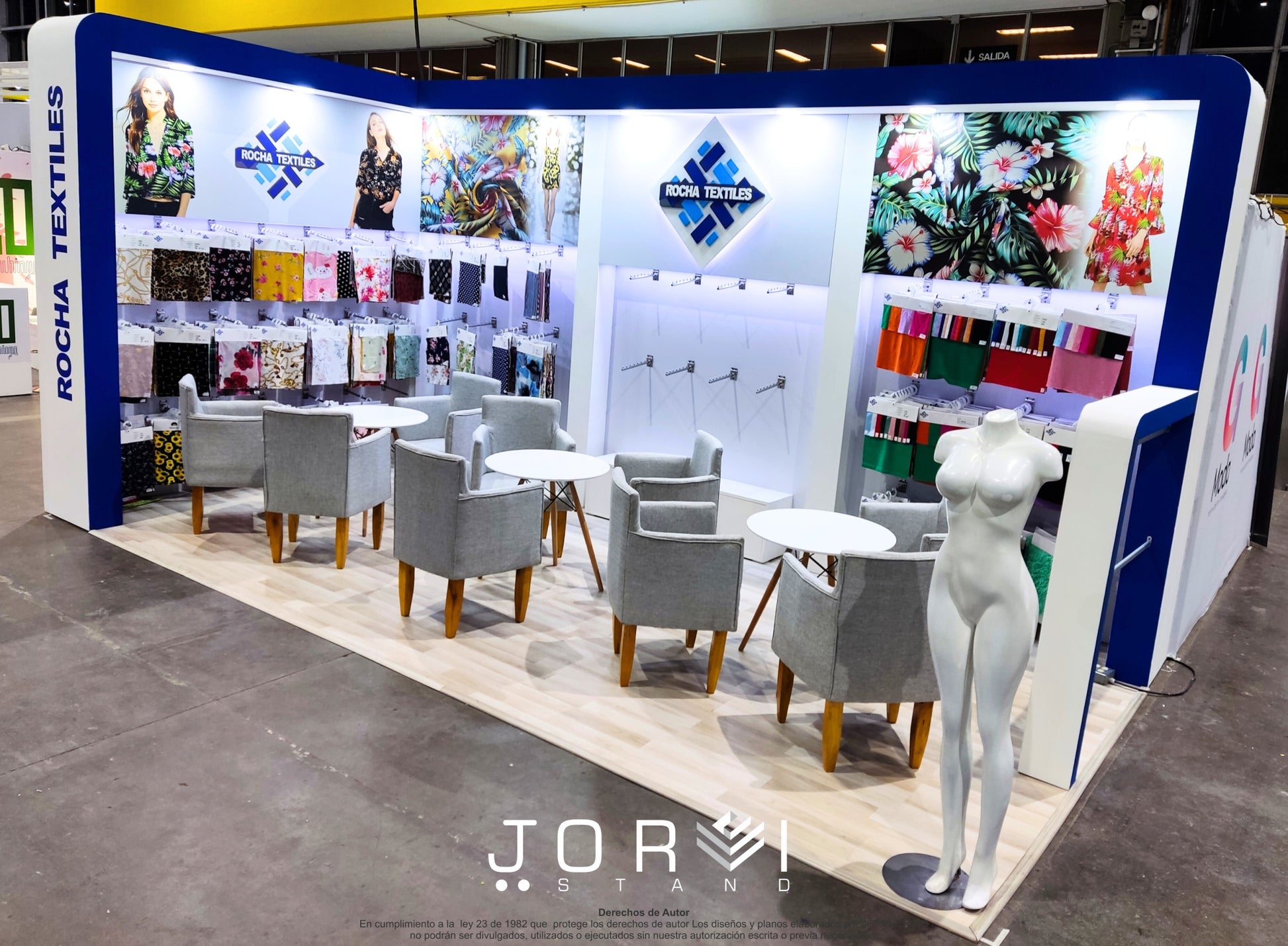 Stand Rocha Textil - Colombiamoda jorvi stand 4