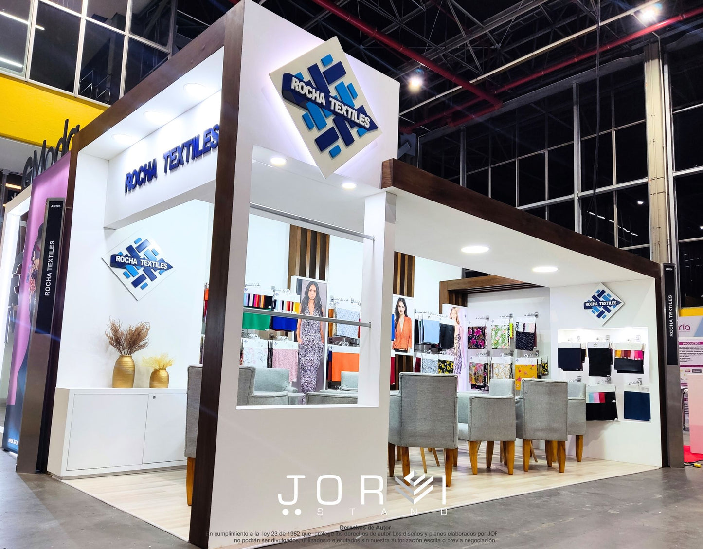 Stand Rocha Textil - Colombiamoda jorvi stand 1