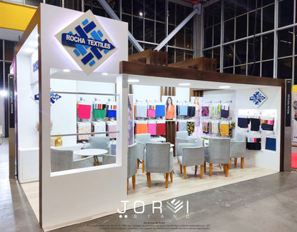 Stand Rocha Textil - Colombiamoda jorvi stand 3