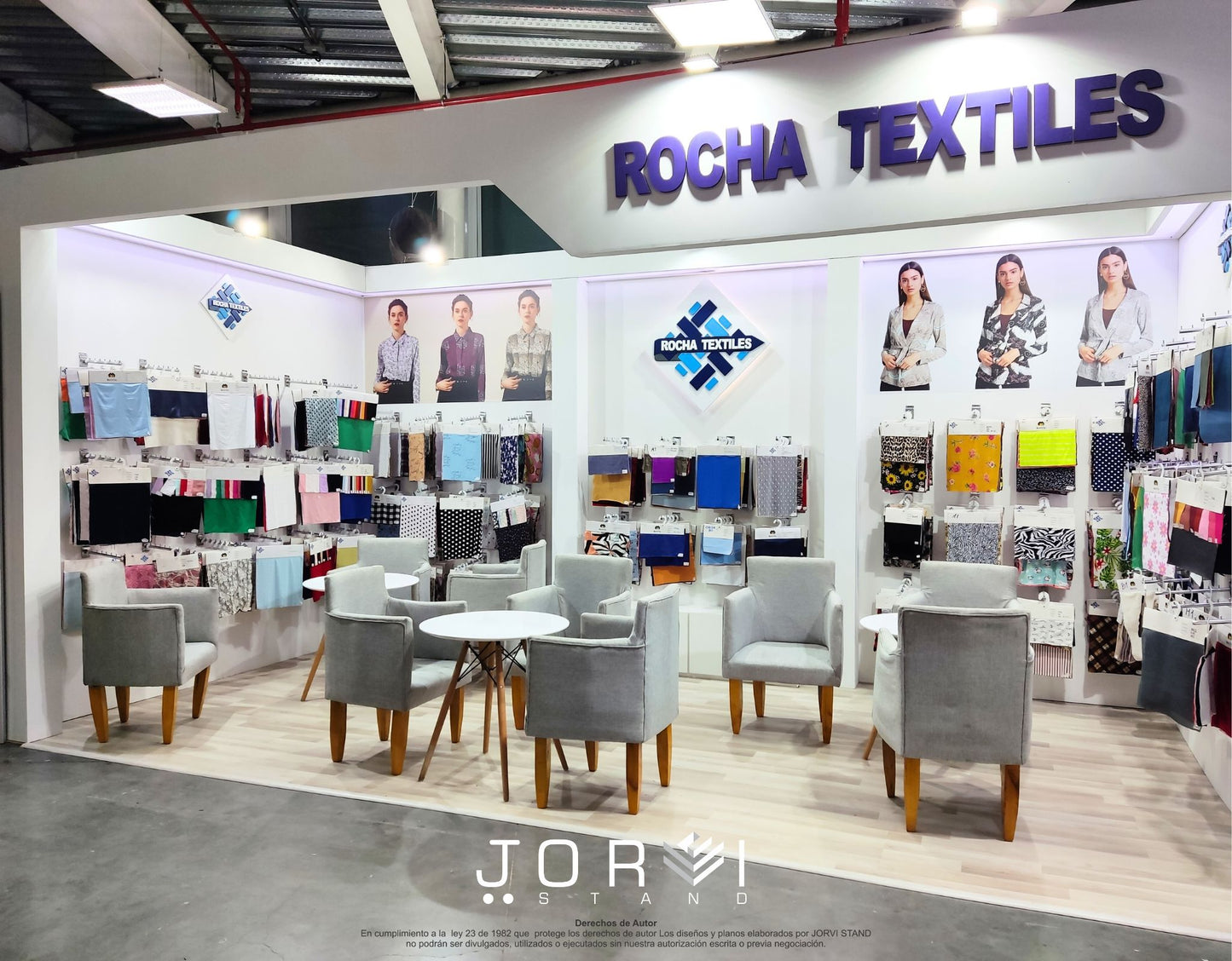 Stand_Rocha_Textil_-_Colombiatex jorvi stand 1