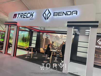 Stand Treck - Benda- Feria 2 Ruedas