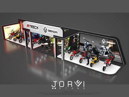 Stand Treck - Benda- Feria 2 Ruedas 3D
