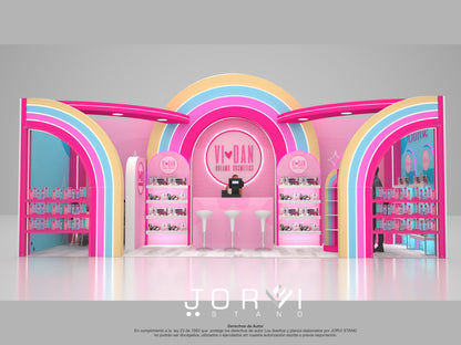 Stand Vidan Dreams Cosmetics - Expobelleza 3D